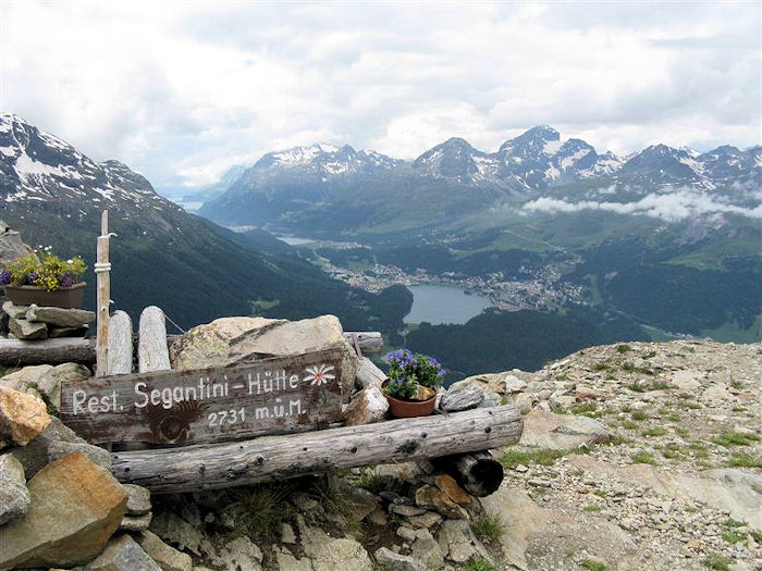 view from hut